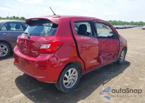 2018 Mitsubishi Mirage Se from USA, damaged, VIN ML32A4HJ0JH004436